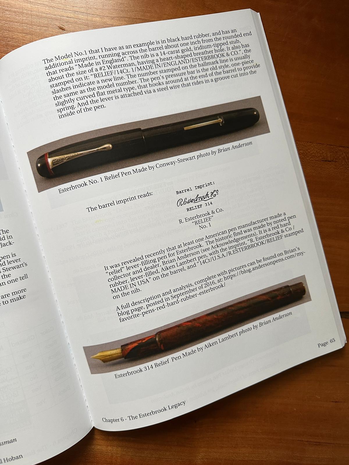 The Fountain Pens of Esterbrook 2nd Edition by Paul Hoban