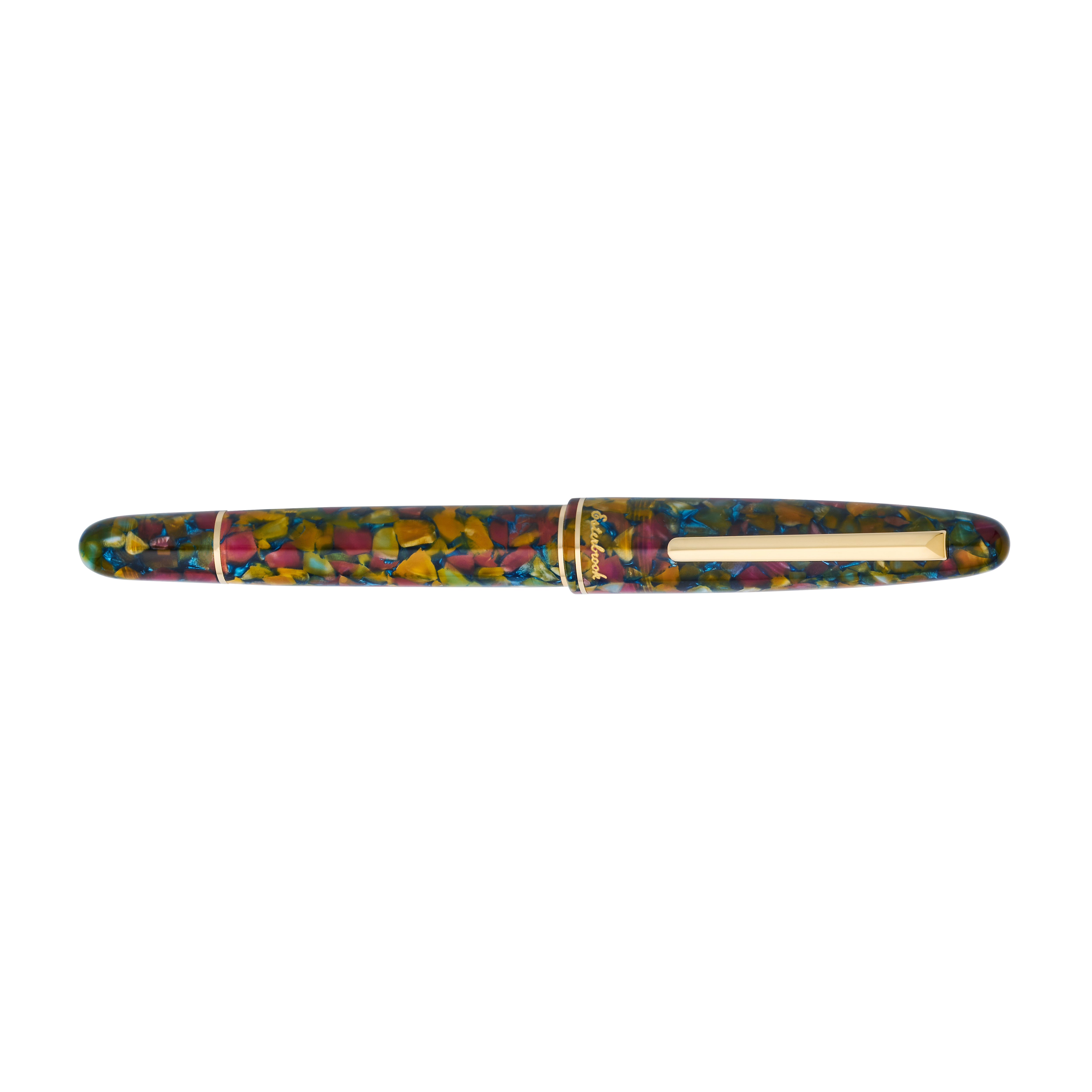 Botanical Garden Estie - Button-Fill Fountain Pen - Writing Bundle