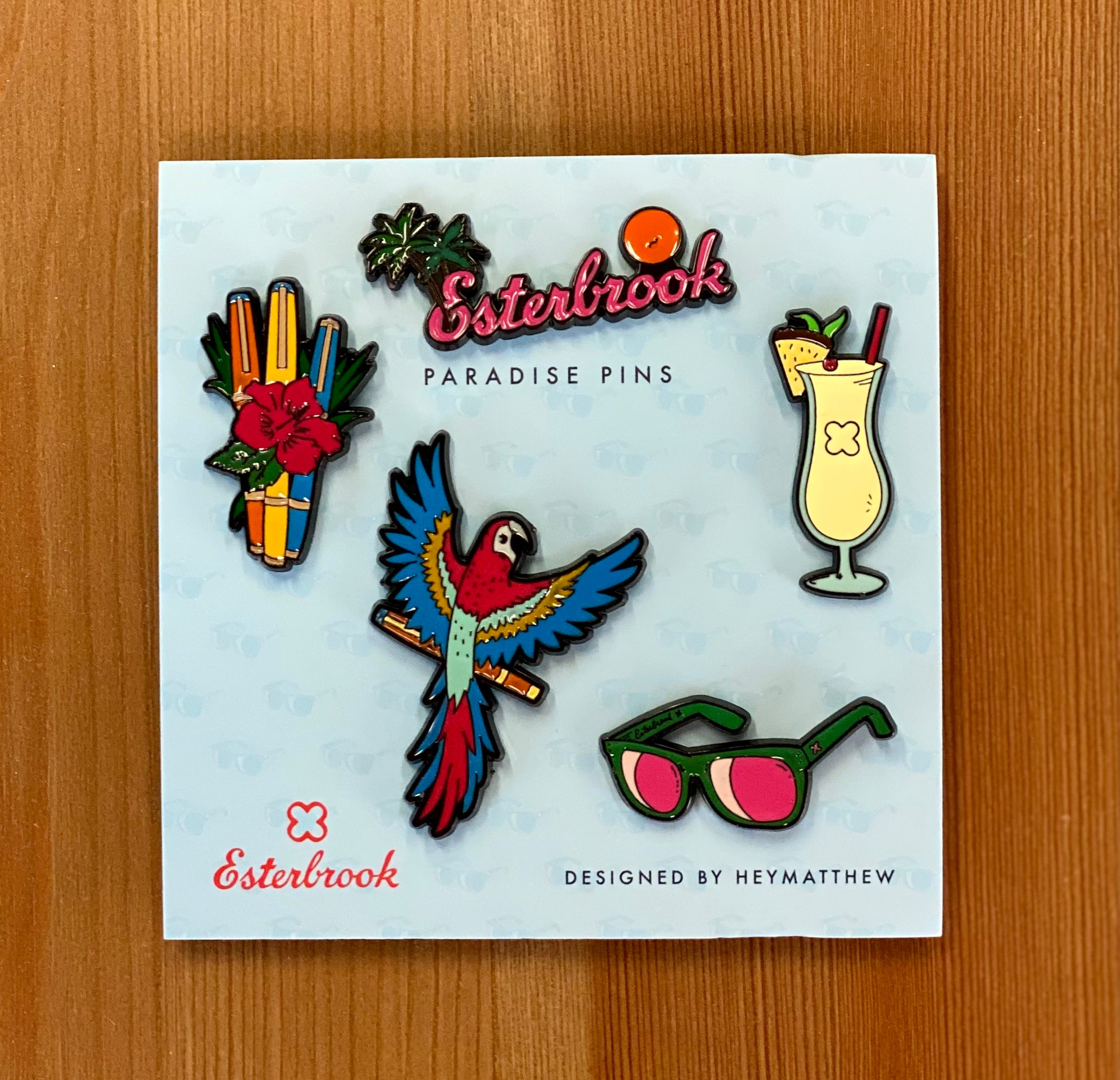 Esterbrook JR Paradise Pins